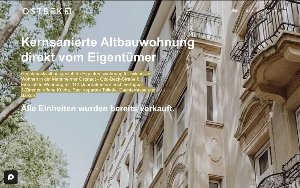Neubauprojekt Ostbek6 in Mannheim
